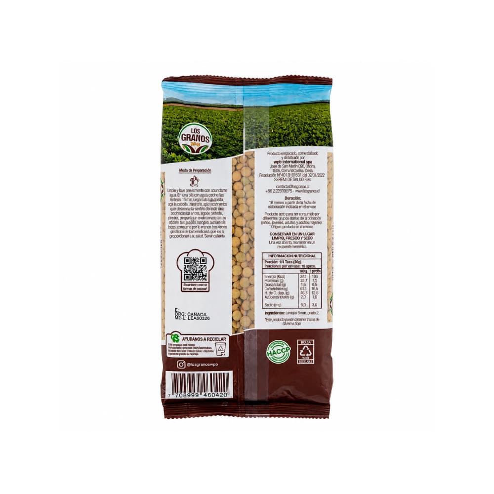Lentejas Los Granos (500 g / 1.1 lb) - Miniatura 3