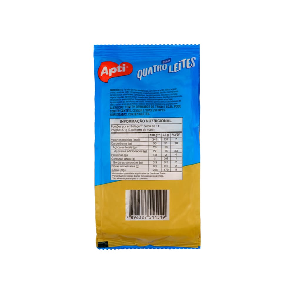 Mezcla para pastel sabor cuatro leches Apti (400 g / 14.1 oz) - Miniatura 2