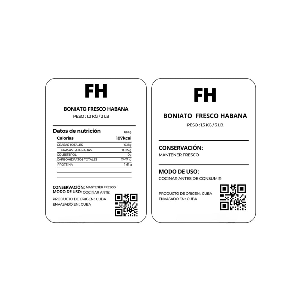 Boniato Fresco Habana (1.3 kg / 3 lb) - Miniatura 3