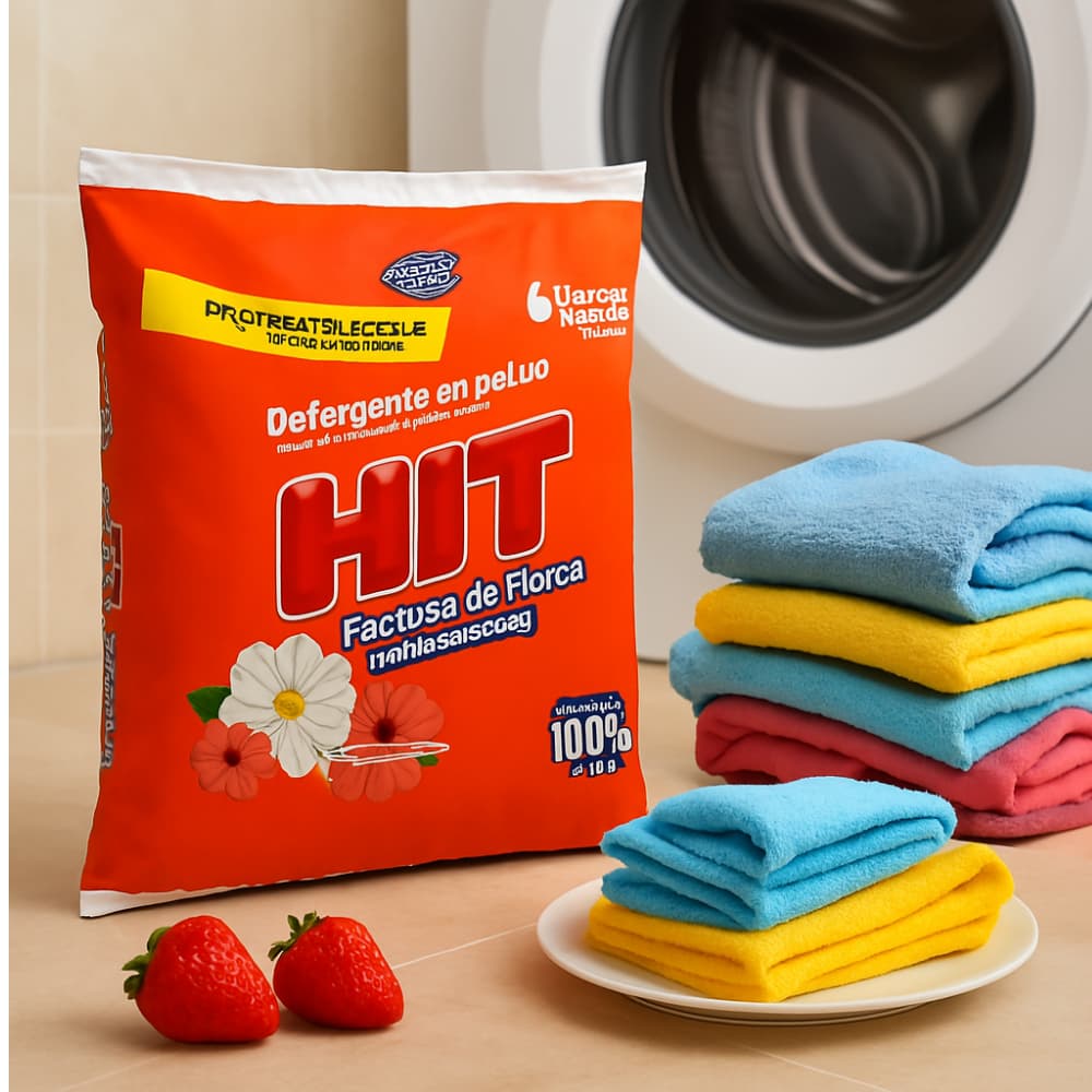 Detergente en polvo fantasía de flores Hit (35.27 oz / 1000 g) - Miniatura 4