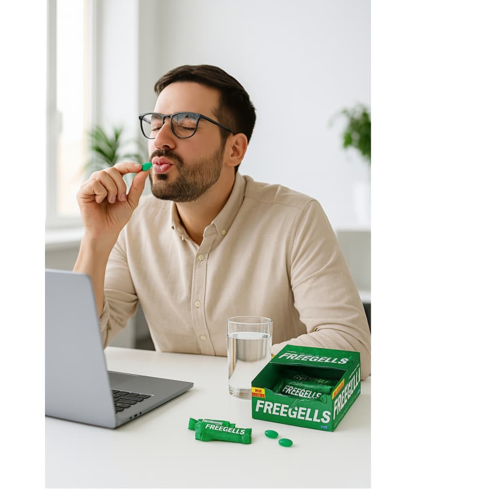 Caramelos duros sabor a menta y mentol Freegells (334.8 g / 11.80 oz) - Miniatura 2