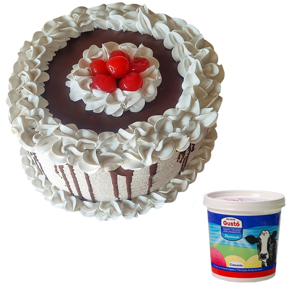 Cake Bombón + helado de crema Cakes MM - Imagen 1