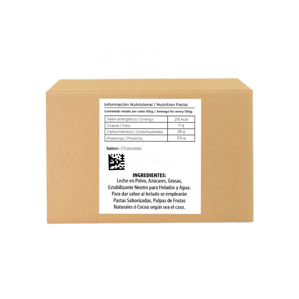 Helado de chocolate Alask (4 L) - Miniatura 2