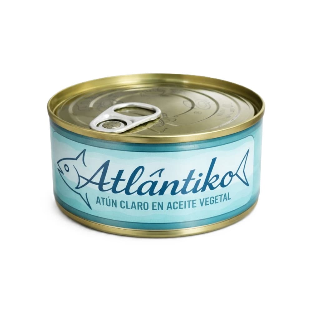 Atún en aceite vegetal Atlántiko (170 g / 5.99 oz) - Miniatura 1
