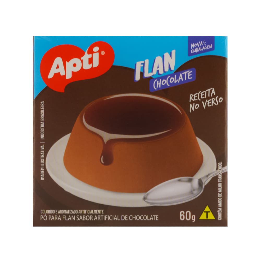 Flan sabor chocolate Apti (60 g / 2.1 oz) - Miniatura 2
