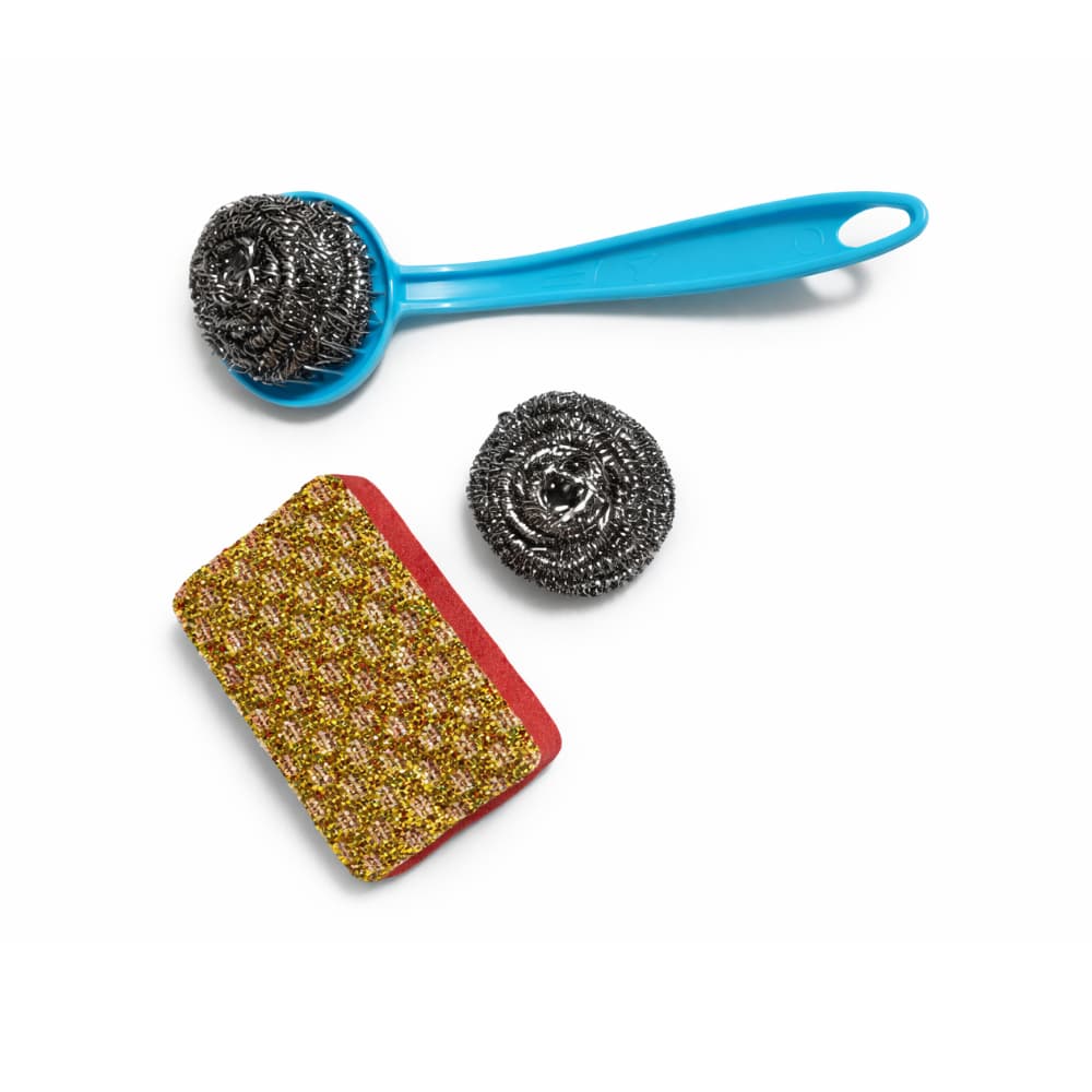 Set de esponja y estropajos con base para fregar Marwa (3 U) - Miniatura 1
