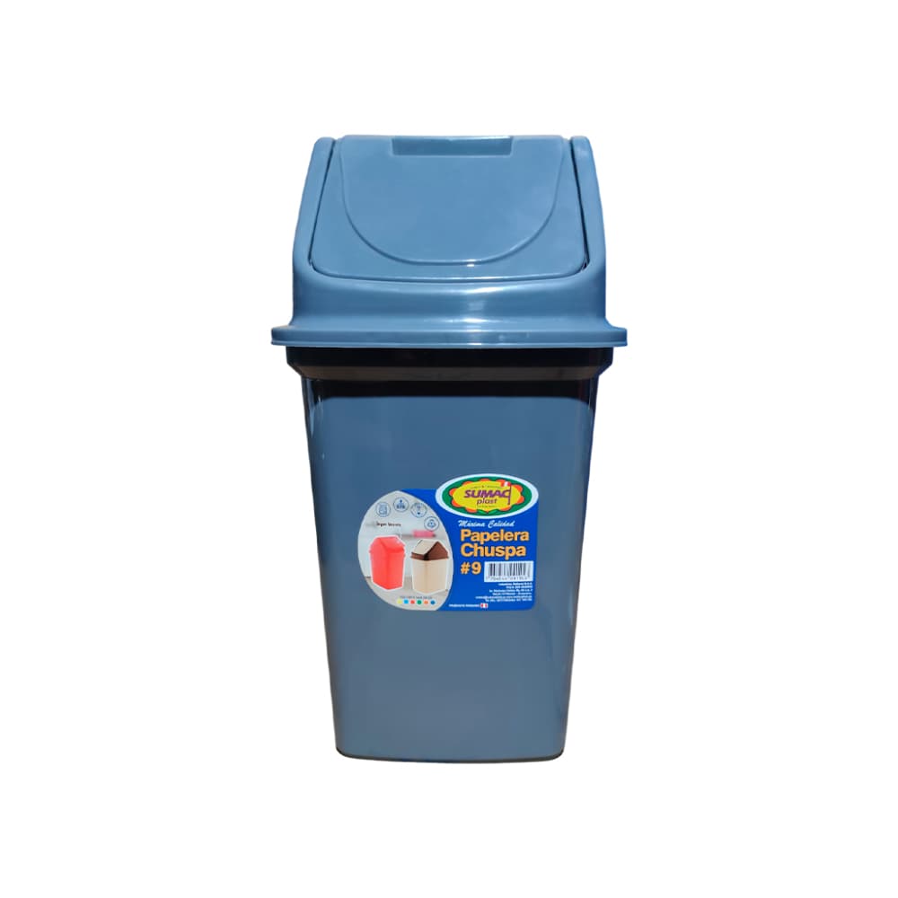 Cesto para basura con tapa giratoria Sumac Plast (15 L) - Miniatura 3