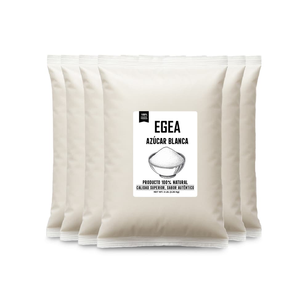 Azúcar blanca EGEA (6 x 2.26 kg / 5 lb) - Imagen 1