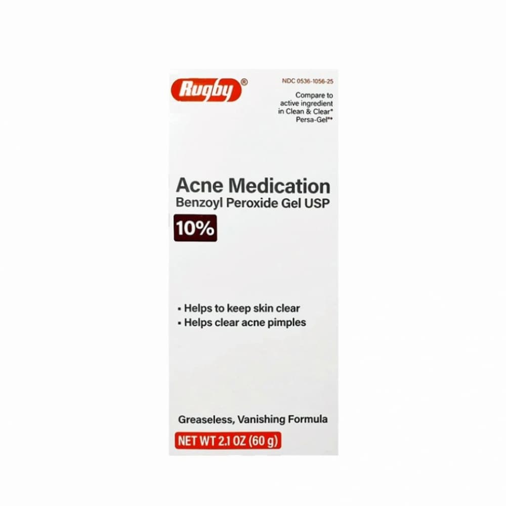Medicación para la acné. Gel de peróxido de benzoilo 10 % Rugby (60 g / 2.1 oz) - Miniatura 3