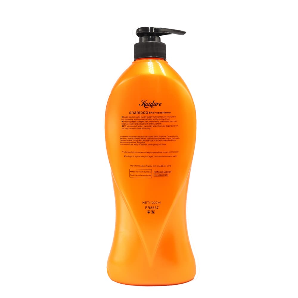 Champú y acondicionador para el cabello con aroma a zanahoria Kuidare (1000 ml) - Miniatura 3