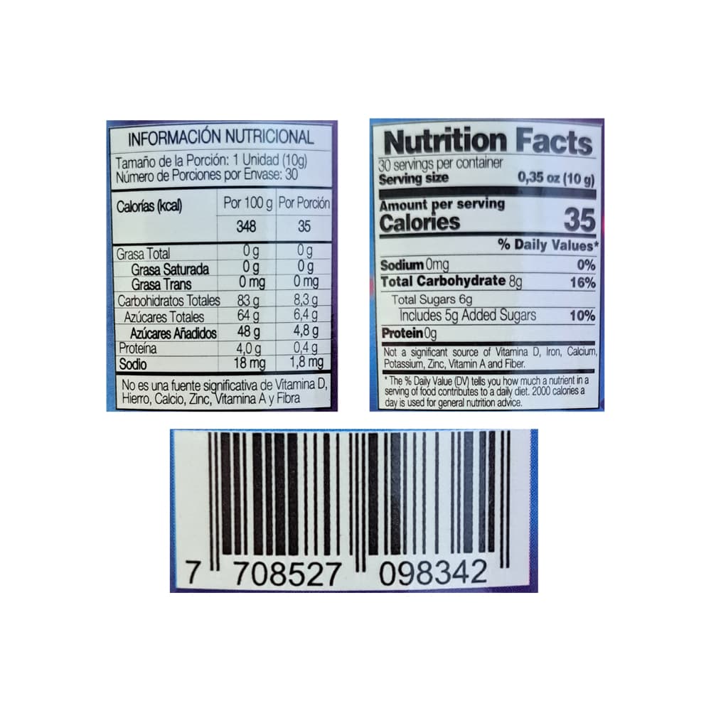 Malvaviscos con relleno líquido gummy ball Yolis (300 g / 10.58 oz) - Miniatura 3