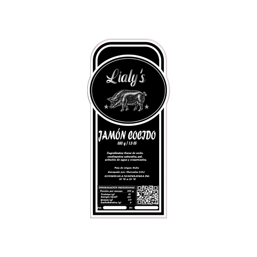 Jamón cocido Lialy's (680 g / 1.5 lb) - Miniatura 3