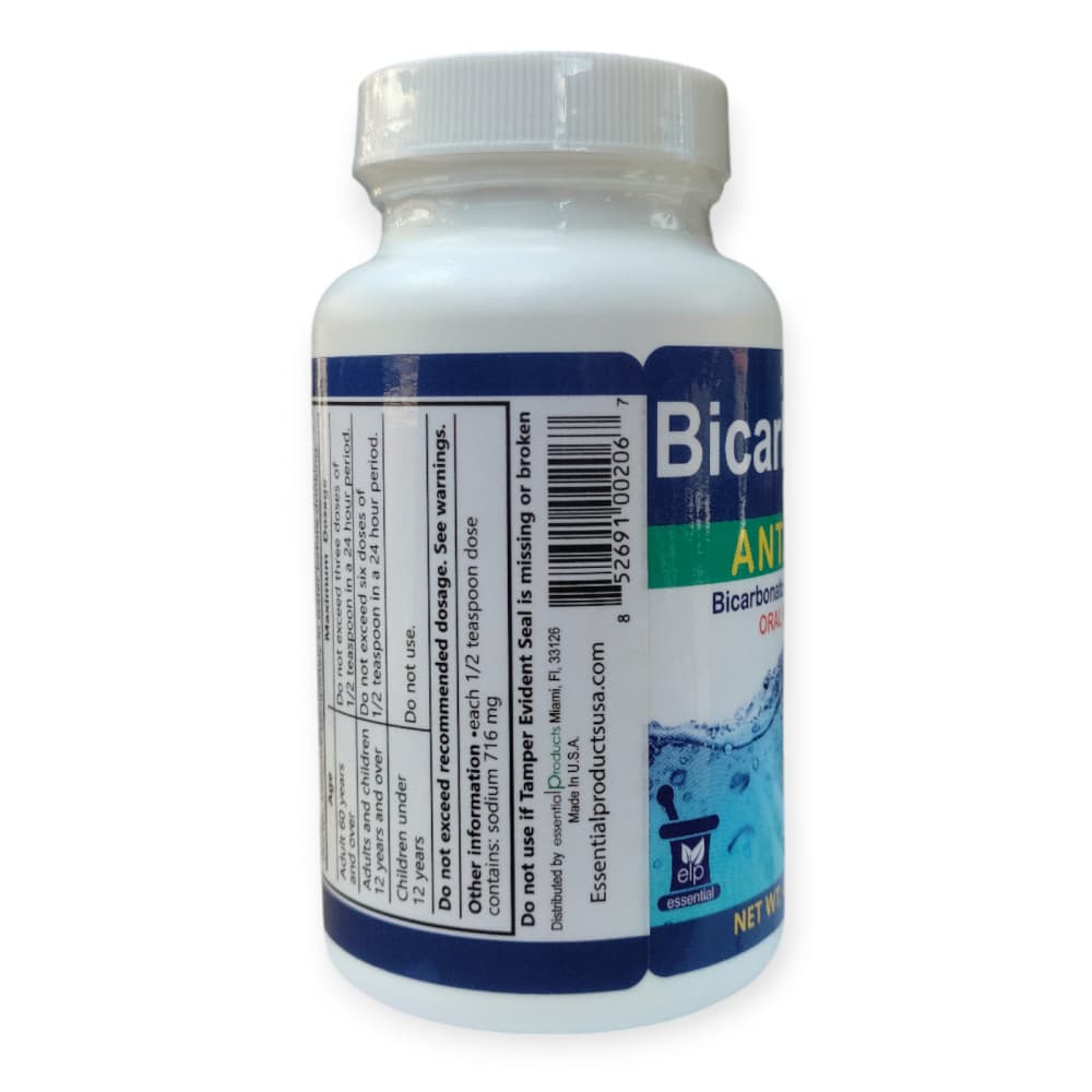 Bicarbonato de sodio ELP ESSENTIAL (113 g / 4 oz) - Miniatura 5