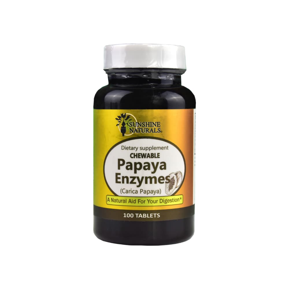 Enzima de papayas Sunchine Naturals (100 tabletas) - Miniatura 4