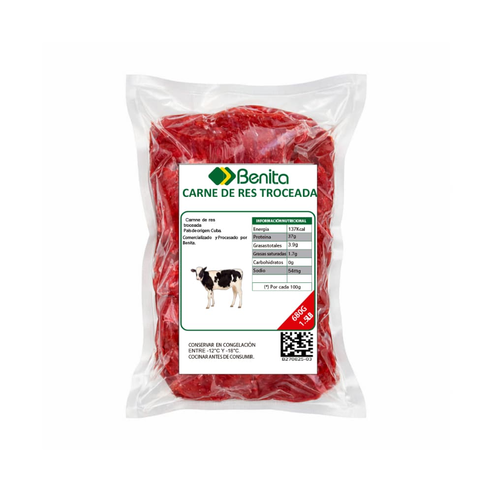 Carne de res troceada Benita (680 g / 1.5 lb) - Miniatura 2