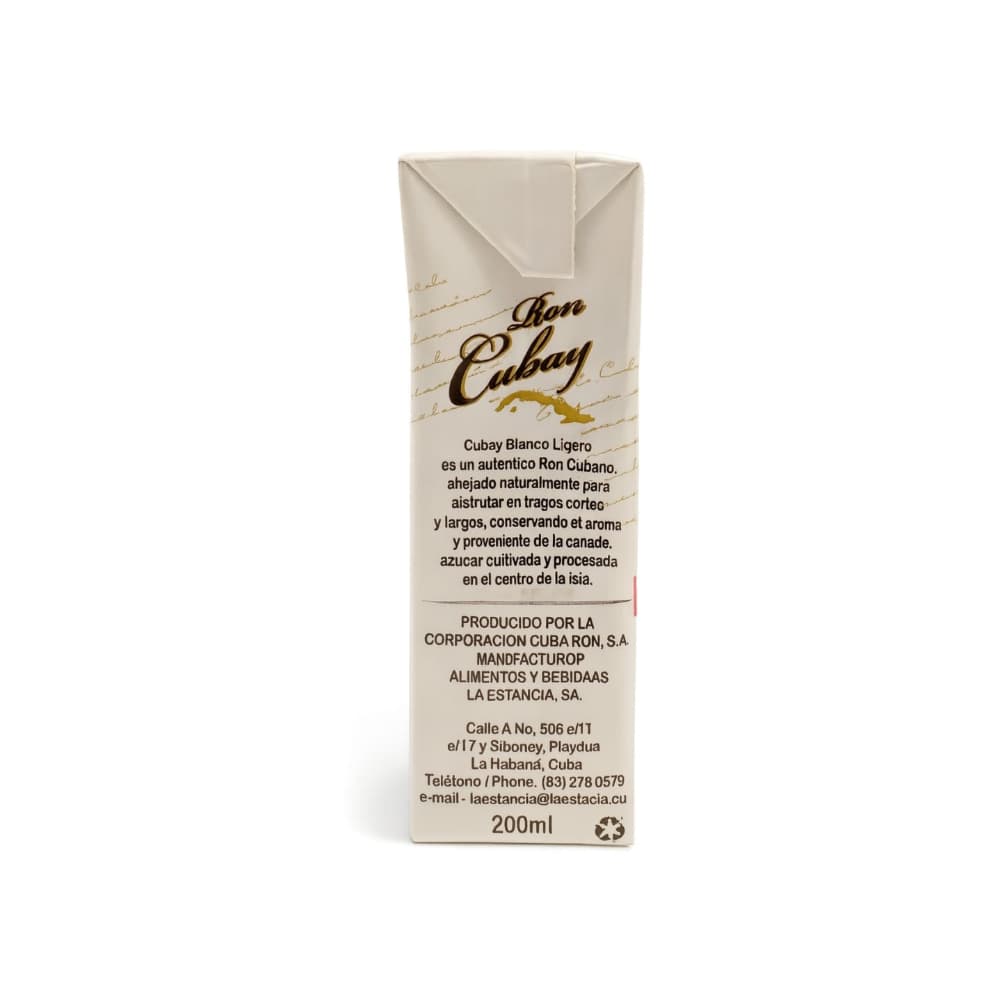 Ron blanco ligero Cubay (200 ml) - Miniatura 3