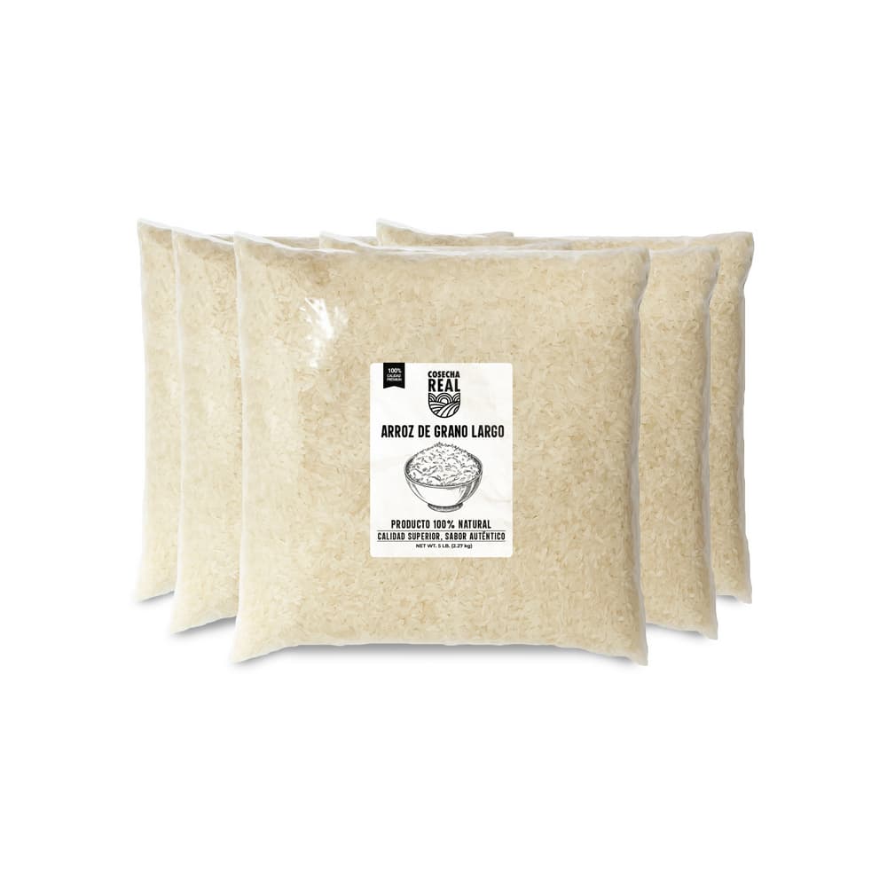 Arroz de grano largo Cosecha Real (5 x 2.27 kg / 5 lb) - Imagen 1