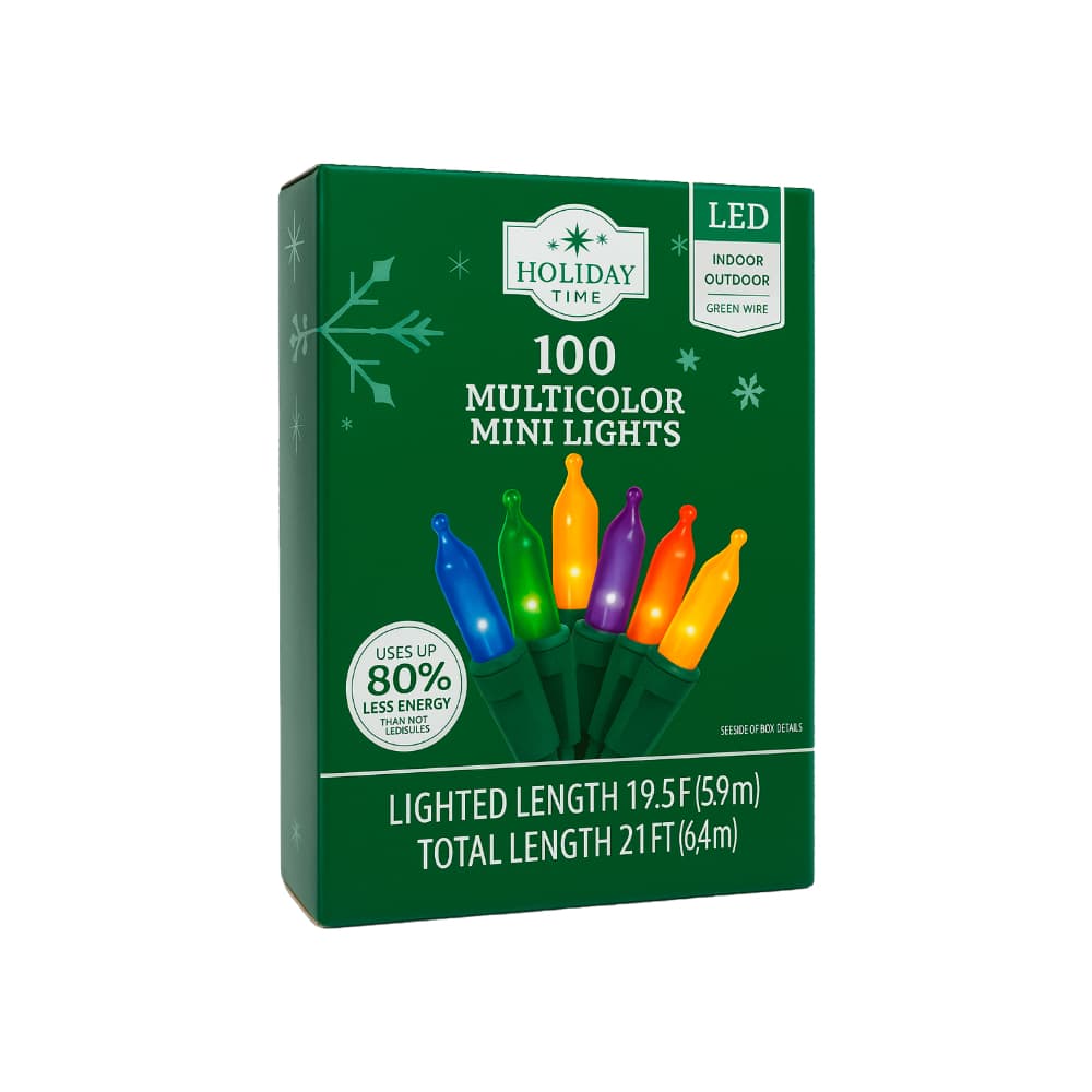 Guirnalda de 100 mini luces multicolores Holiday Time - Imagen 1