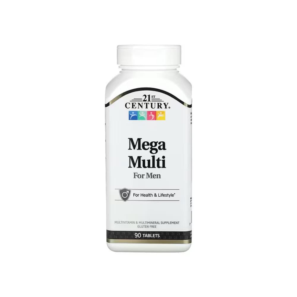 Complejo multivitamínico para hombres. Mega Multi 21st Century (90 tabletas) - Imagen 1