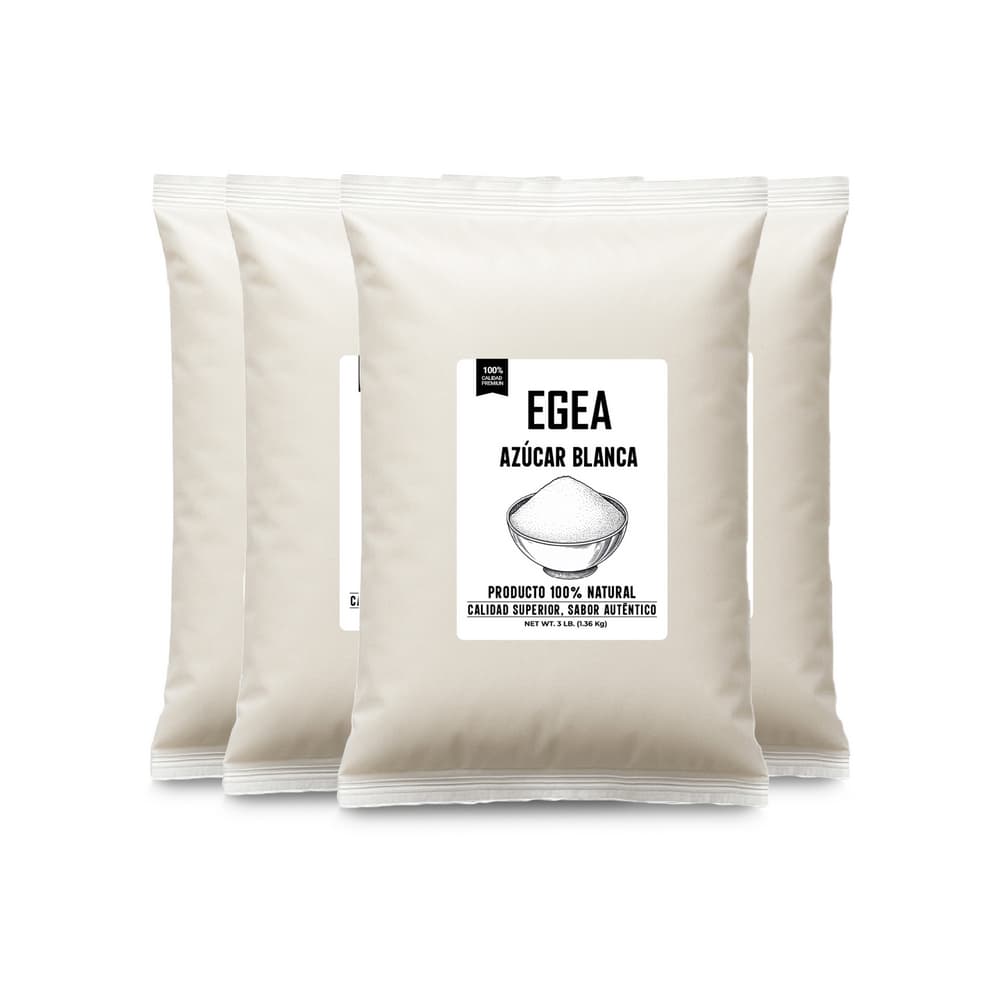 Azúcar blanca EGEA (4 x 1.36 kg / 3 lb) - Imagen 1