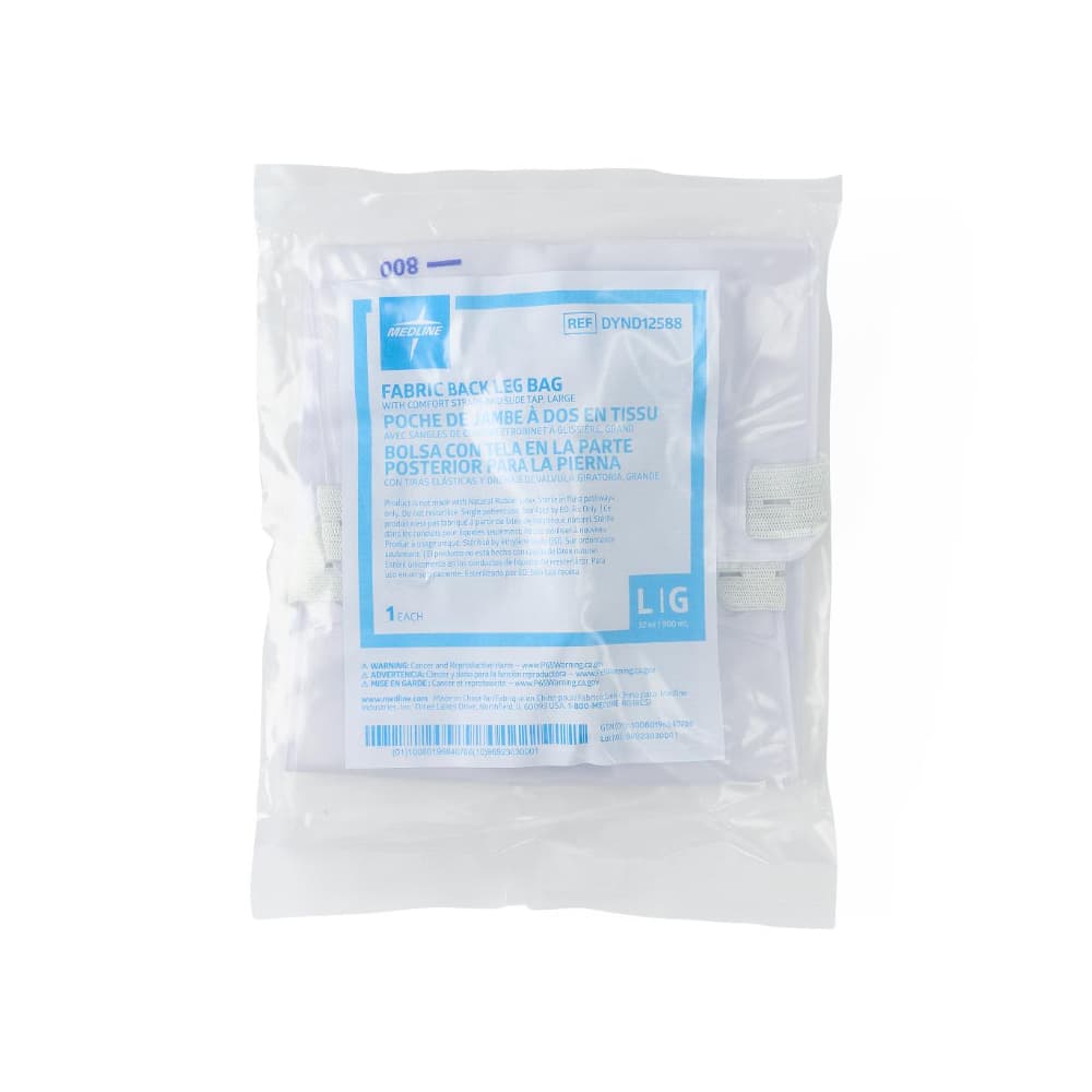 Bolsa colectora de orina con tela en la parte posterior para la pierna 900 ml / 32 oz Medline - Miniatura 4