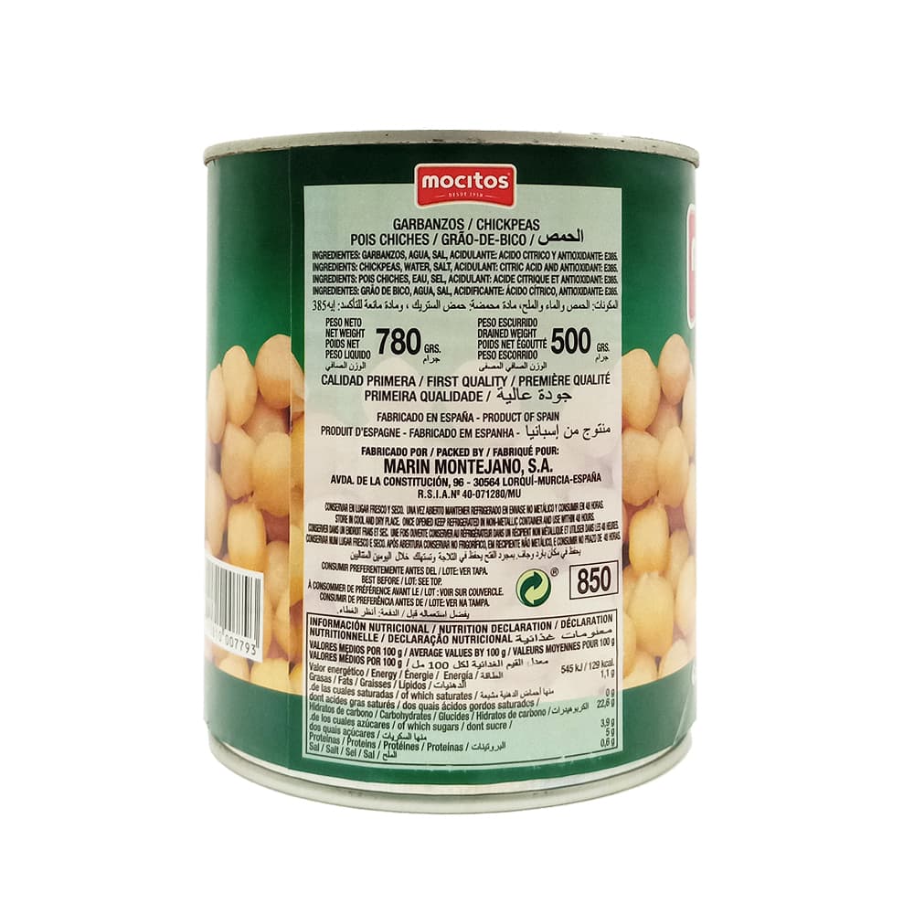 Garbanzos Mocitos (780 g / 1.72 lb) - Miniatura 2