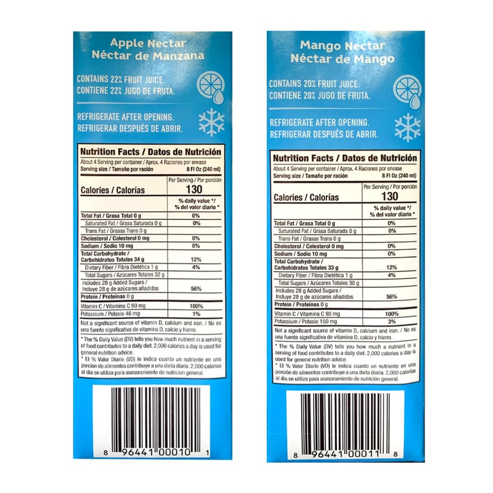 Jugos mixtos sabor a manzana + mango Goliath - Miniatura 2