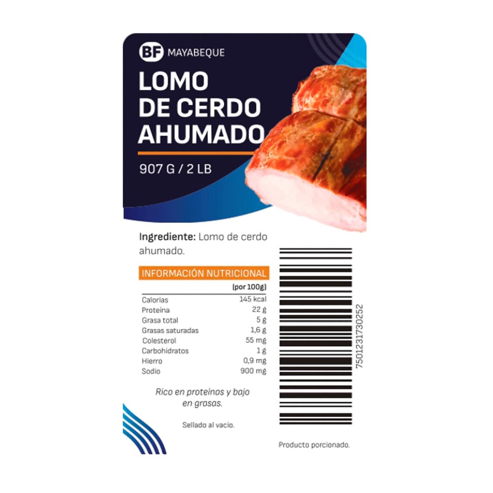 Lomo de cerdo ahumado BF Mayabeque (907 g / 2 lb) - Miniatura 7