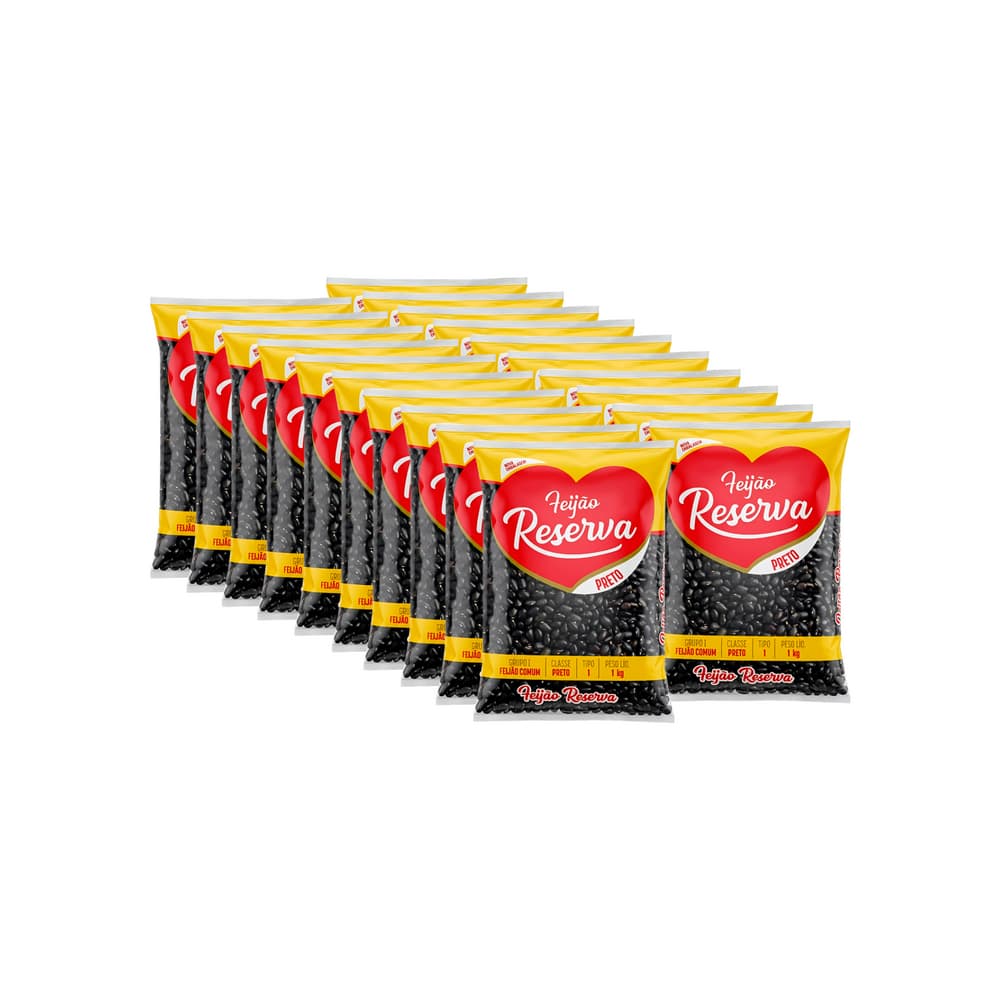 Frijoles negros Reserva (20 x 1 kg / 2.2 lb) - Miniatura 1