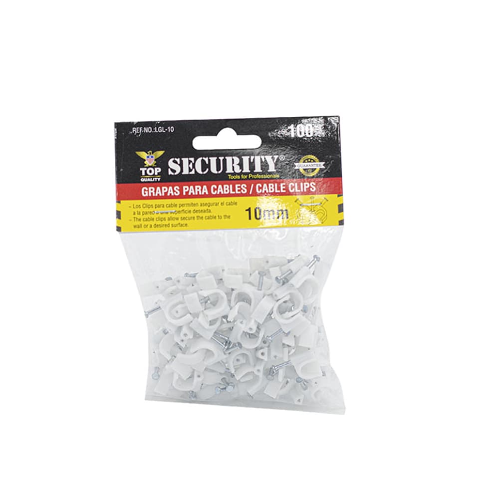 Bolsa de grapas de 10 mm para cables Security - Miniatura 4
