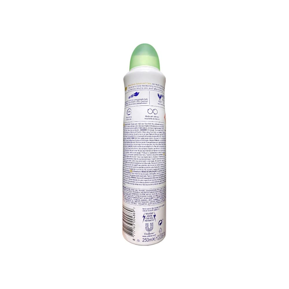 Desodorante en aerosol aroma pepino y té verde Dove (250 ml) - Miniatura 2