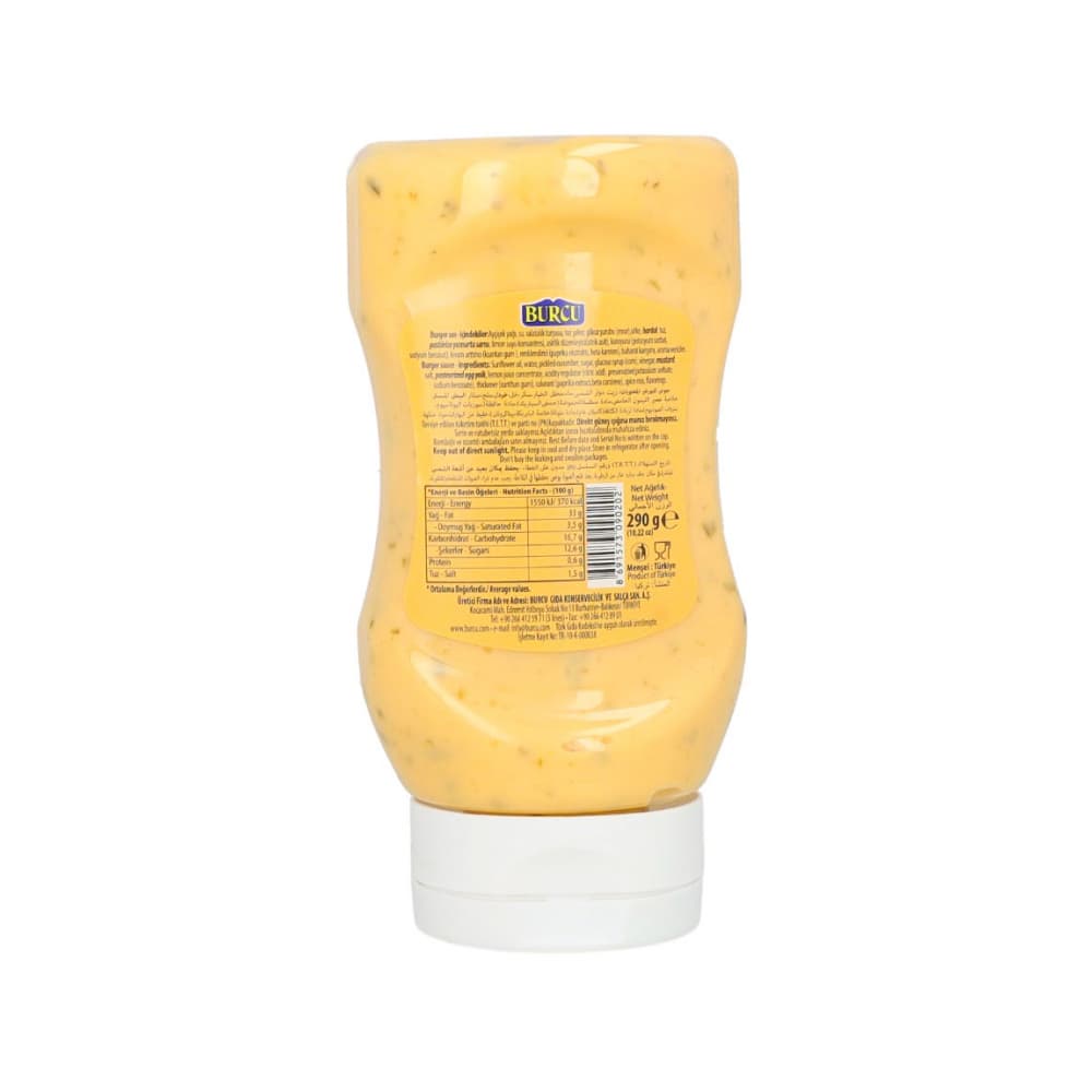 Salsa para hamburguesas Burcu (290 g / 10.23 oz) - Miniatura 2
