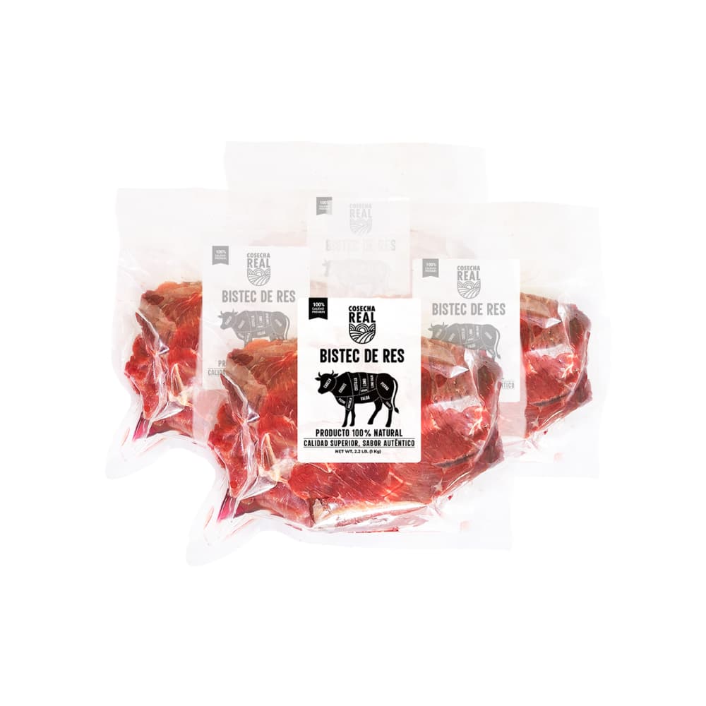 Bistec de res Cosecha Real (4 x 1 kg / 2.2 lb) - Miniatura 1