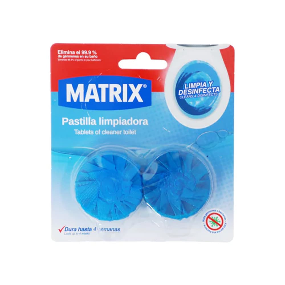 Pastillas desinfectantes y aromatizantes para inodoro Matrix (2 U) - Imagen 1