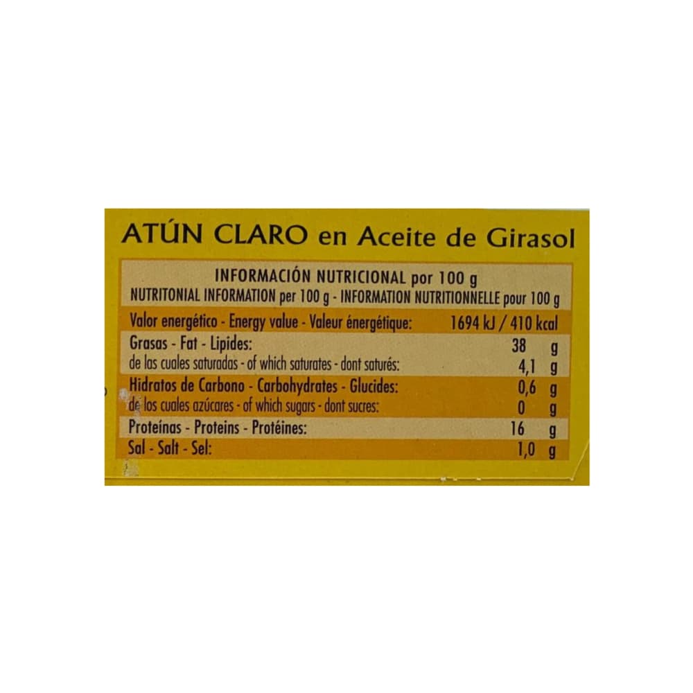 Atún claro en aceite de girasol Boya (210 g / 7.41 oz) - Miniatura 3