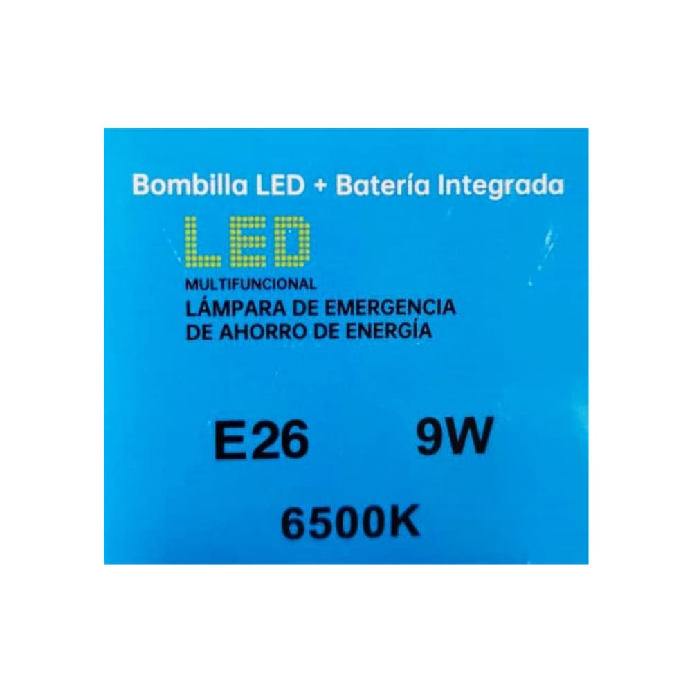 Bombilla LED de emergencia 9W + Adaptador de gancho de rosca portátil Hertz - Miniatura 4