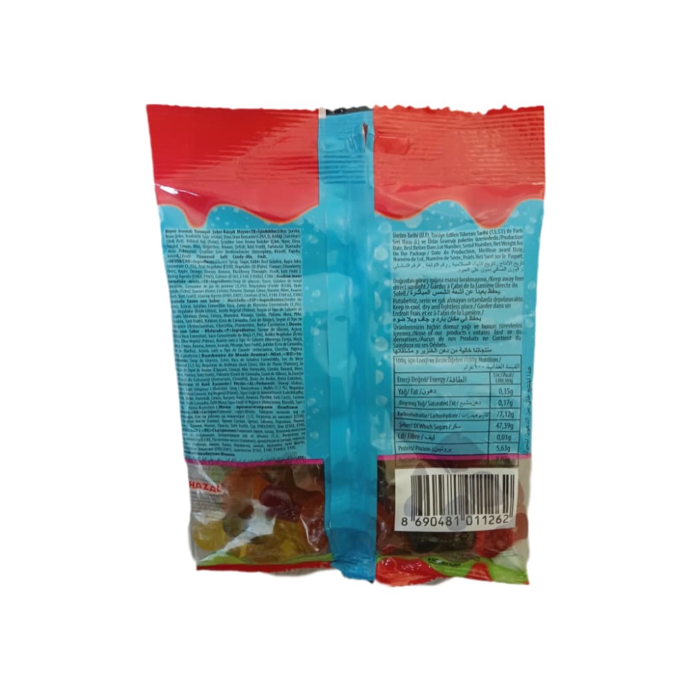 Gominolas con sabor a fruta Mix Fruit Jelly Gold (100 g / 3.5 oz) - Miniatura 2