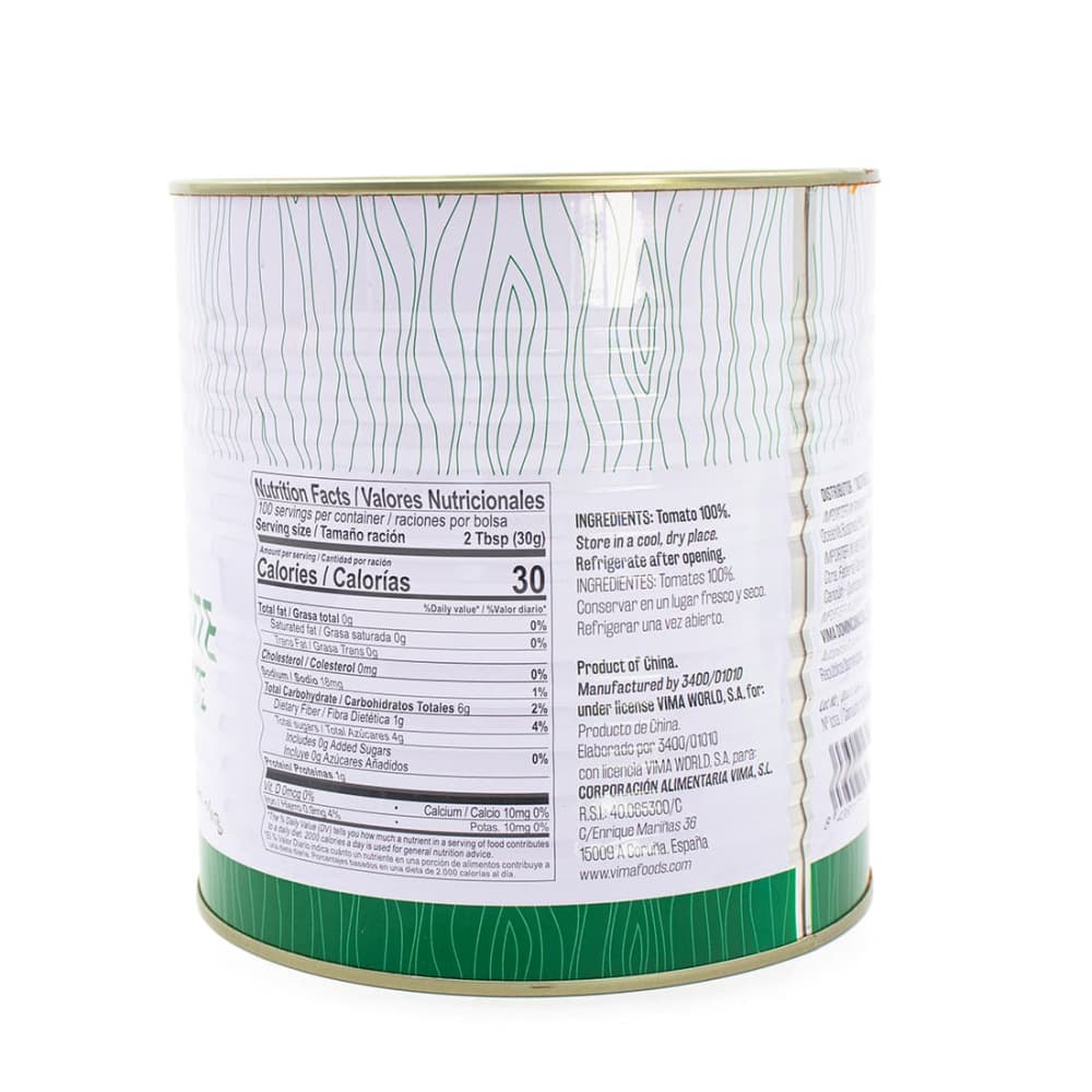 Pasta de tomate Vima Foods (3 kg / 6.6 lb) - Miniatura 3