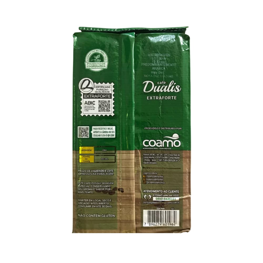 Café tostado y molido extrafuerte Dualis (500 g / 1.1 lb) - Miniatura 4