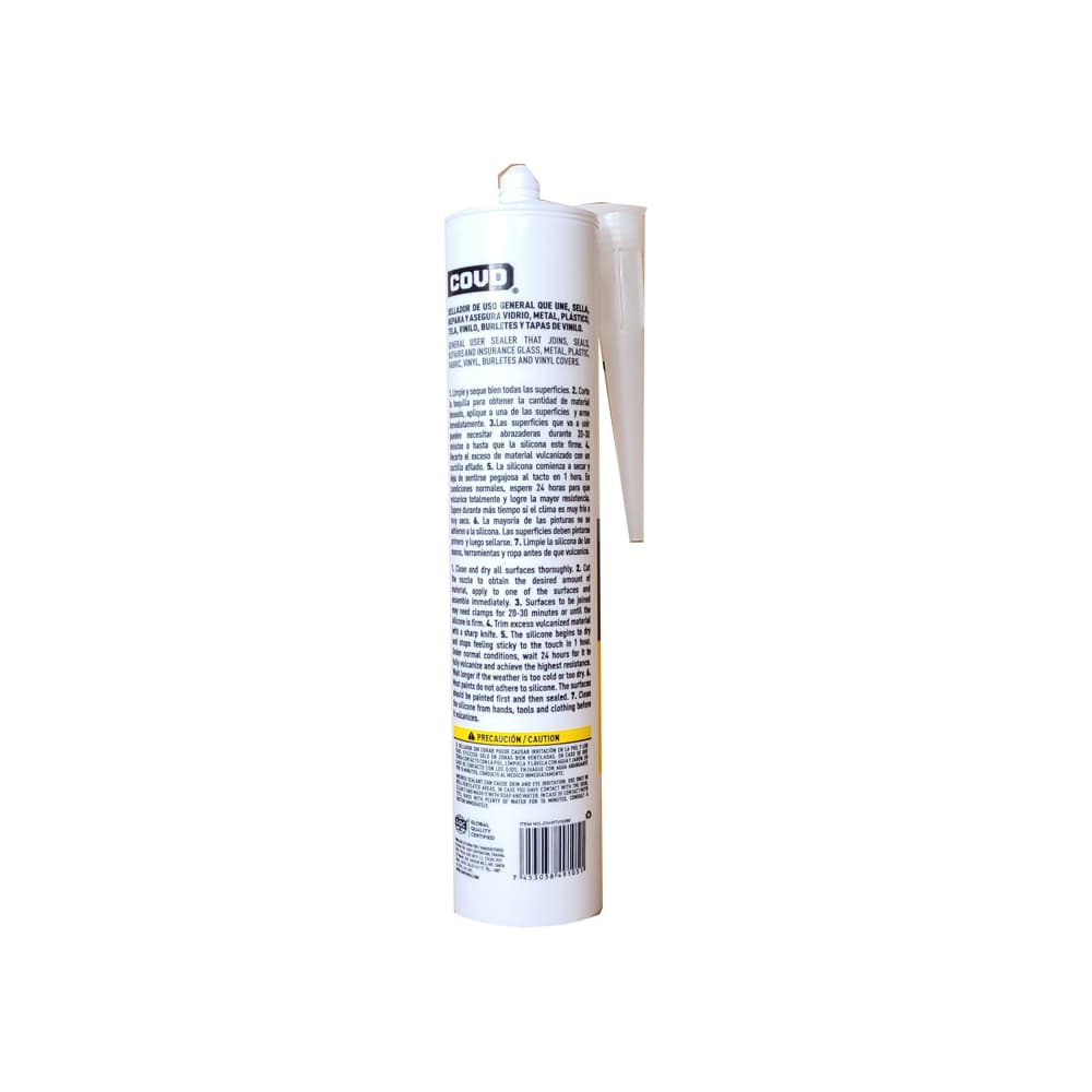 Sellador de silicona transparente 100% RTV Covo (300 ml) - Miniatura 4