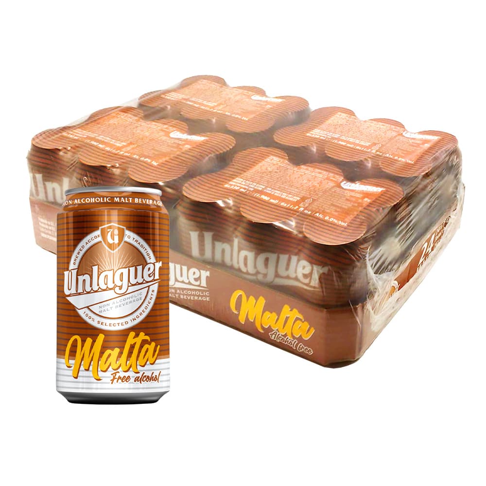 Malta Unlaguer (24 x 330 ml) - Imagen 1
