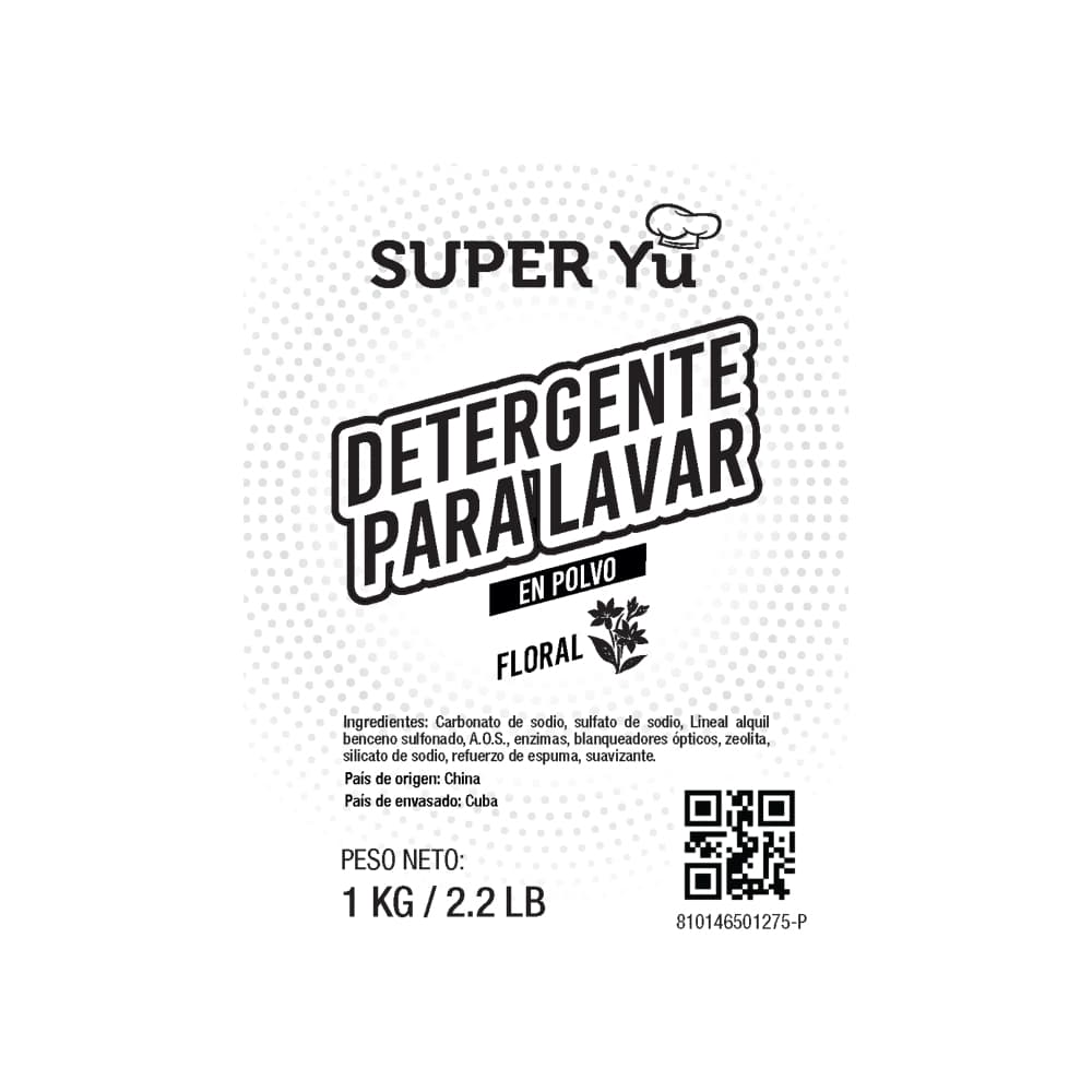 Detergente en polvo con aroma a flores Super Yu (3 x 1 kg / 2.2 lb) - Miniatura 4