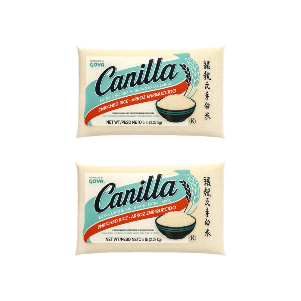 Arroz de grano extra largo Canilla Goya (2 x 2.27 kg / 5 lb) - Imagen 1