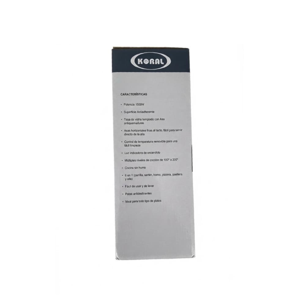 Sartén eléctrico multifuncional de 1500W Koral KO-400 - Miniatura 2