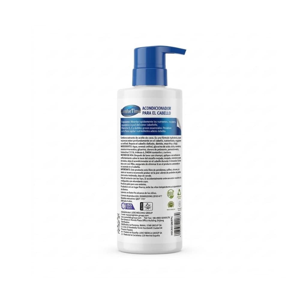 Acondicionador para el cabello 100% natural Comfortime (500 ml) - Miniatura 2