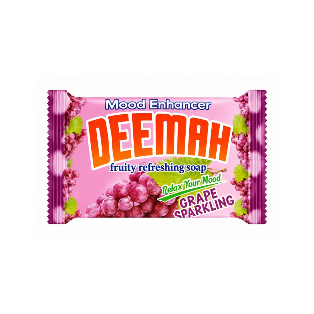 Jabón de tocador aroma uva Deemah (90 g / 3.17 oz) - Miniatura 1