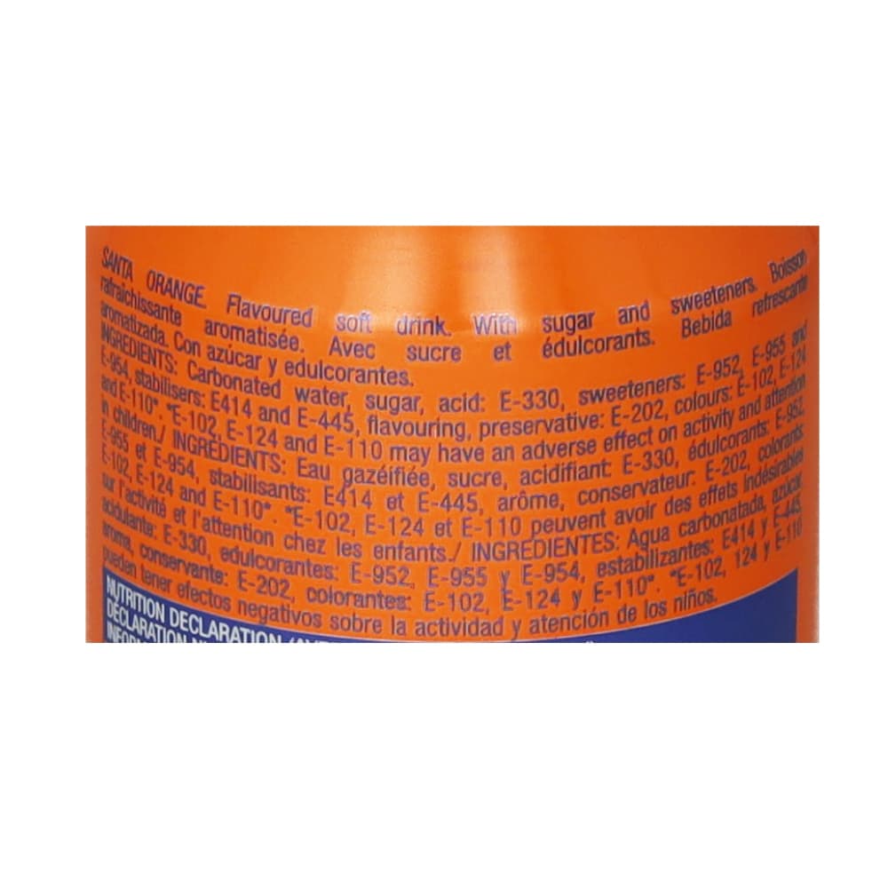 Refresco gaseado de naranja Santa (330 ml) - Miniatura 3