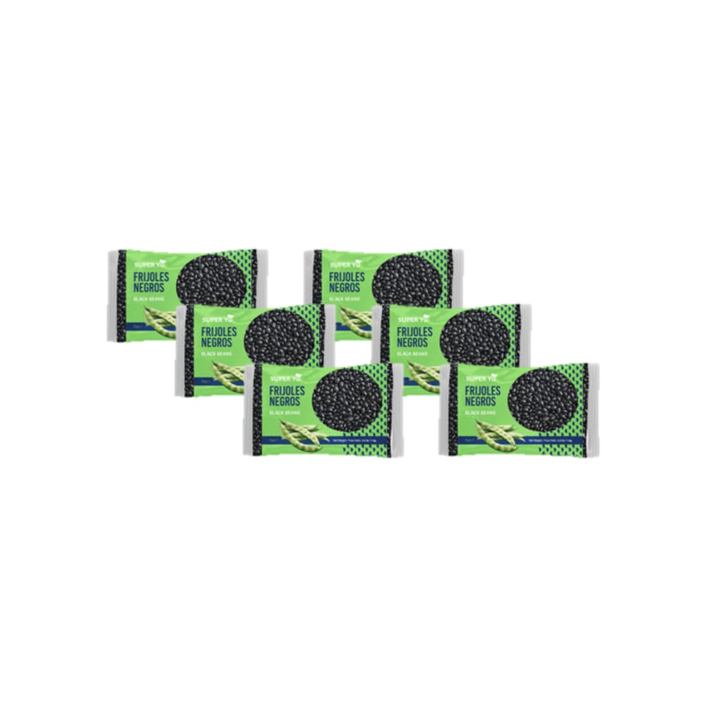 Frijoles negros Super Yu ( 6 x 1 kg / 2.2 lb) - Miniatura 1