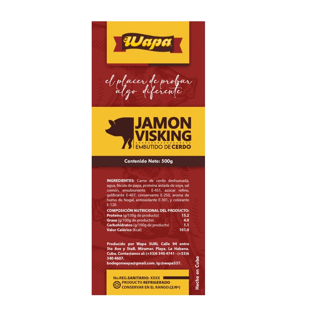 Jamón viking lasqueado Wapa (500 g / 1.1 lb) - Miniatura 2