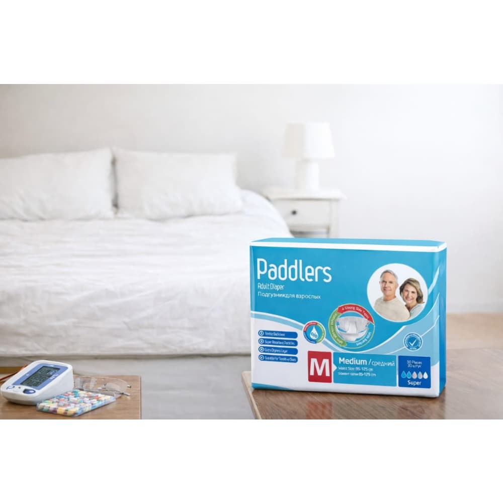 Pañales desechables para adulto talla M Paddlers (30 U) - Miniatura 4